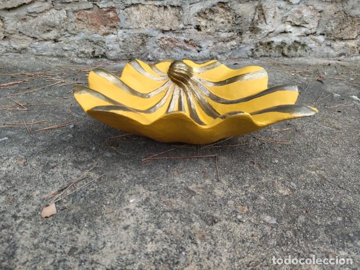 Antig&uuml;edades: Frutero talla madera pintado - Foto 4