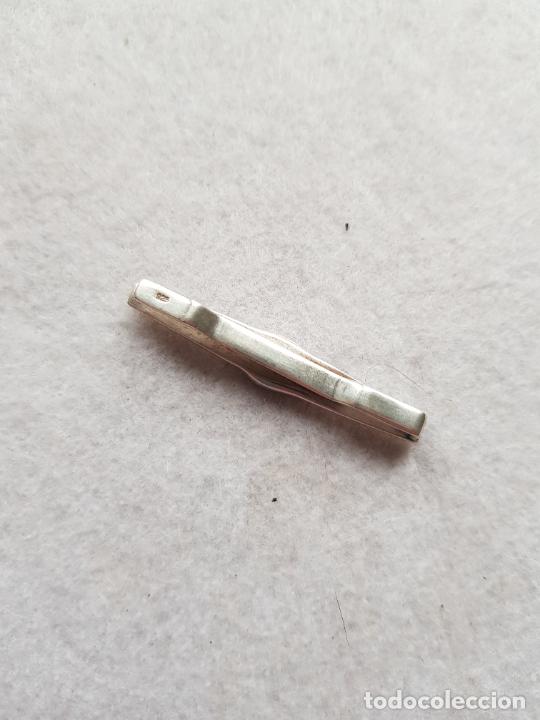 Antig&uuml;edades: PASADOR DE CORBATA DE PLATA CON PIEDRA V5 - Foto 6