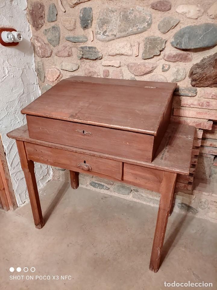 Antig&uuml;edades: Mesa escriban&iacute;a - Foto 8