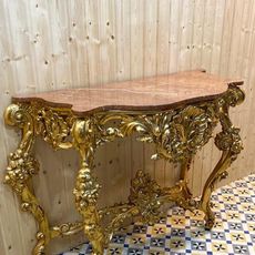 Consola Rococo consola de estilo rococó (luis xv) s.xix. mader - Compra venta en ...
