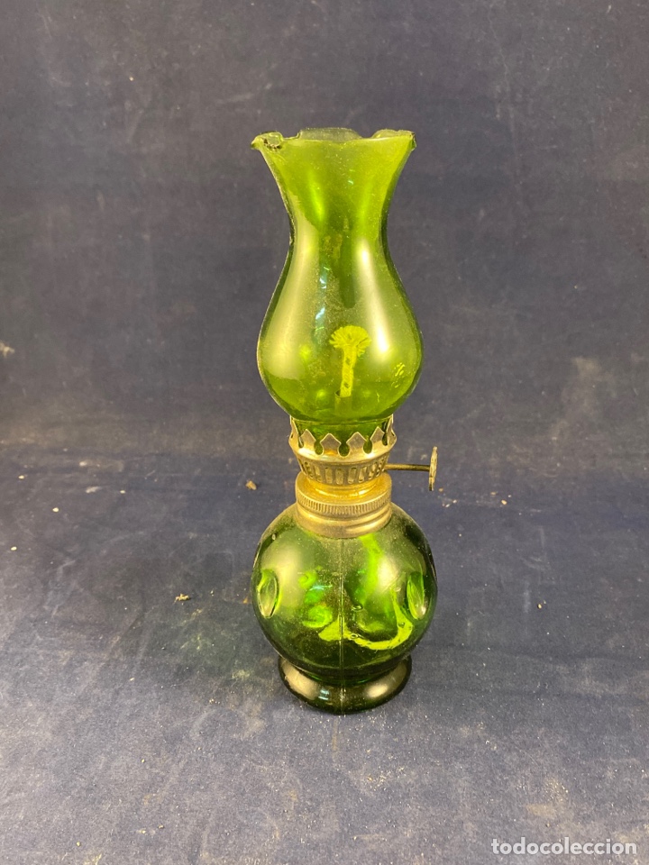 Antig&uuml;edades: Quinque de Cristal verde - Foto 1