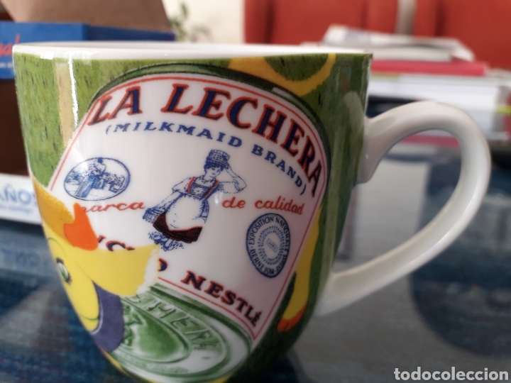 Antig&uuml;edades: Taza Centenario LA LECHERA. A ESTRENAR!!!!!!! - Foto 2