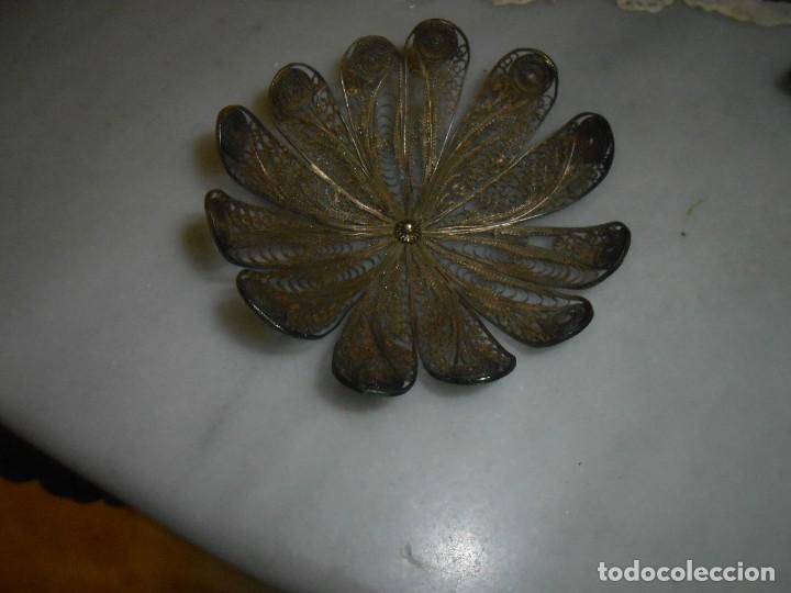 Antigüedades: CENTRO DE FILIGRANA CORDOBESA ANTIGUO - Foto 3 - 299799978