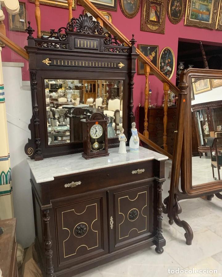 Antig&uuml;edades: Entredos o recibidor con espejo - Foto 1