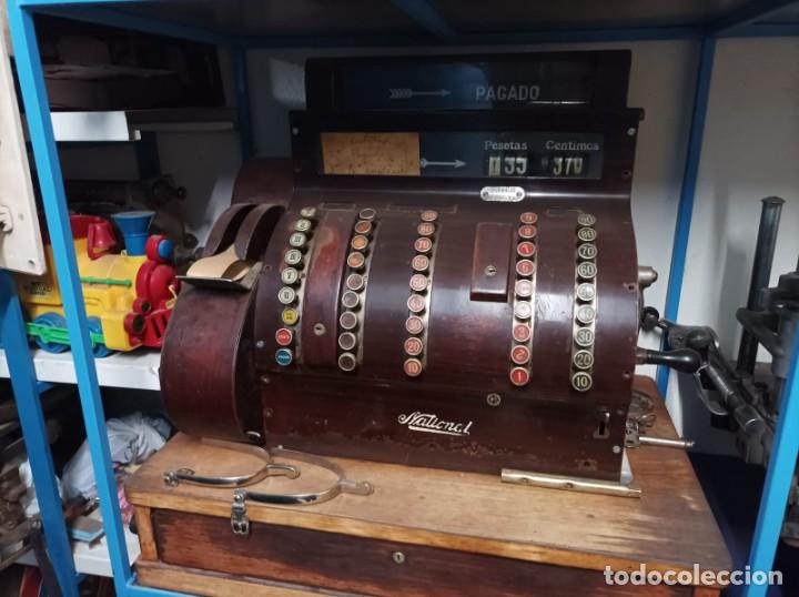 Antig&uuml;edades: Caja registradora National - Foto 1