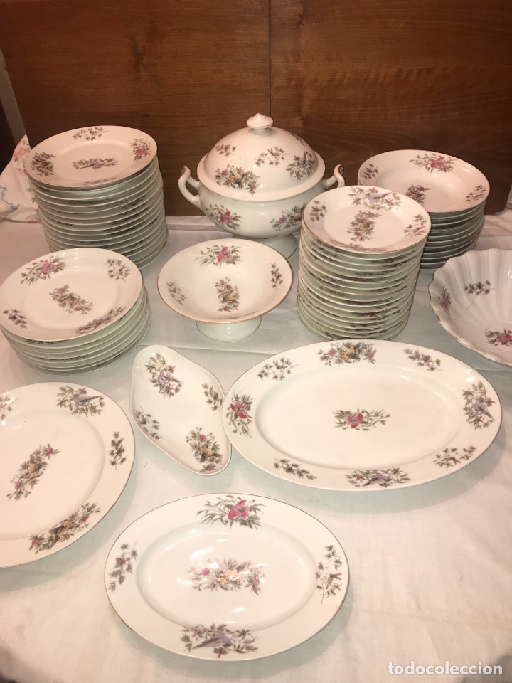 Antig&uuml;edades: Vajilla CFH de 61 piezas - Foto 3