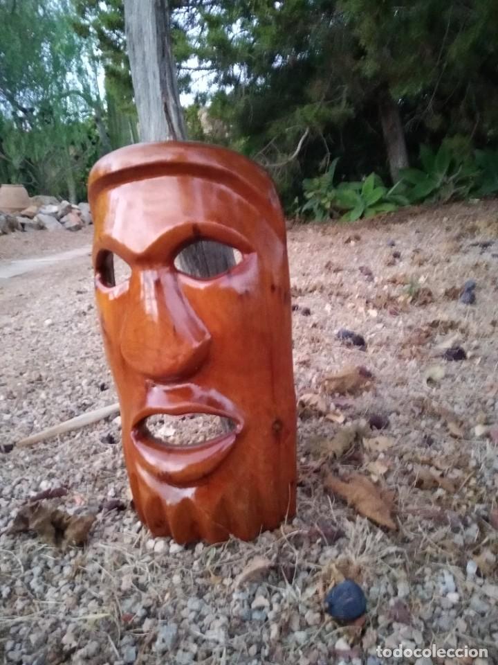 Antig&uuml;edades: mascara madera - Foto 3