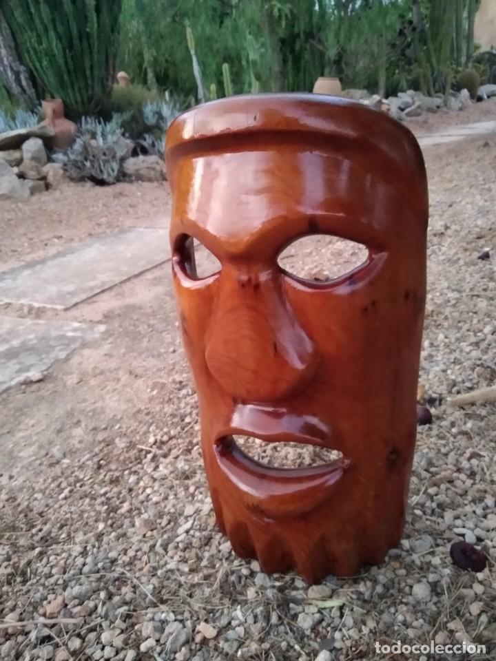 Antig&uuml;edades: mascara madera - Foto 5