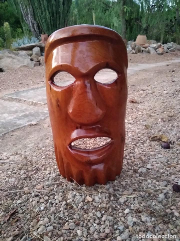 Antig&uuml;edades: mascara madera - Foto 11