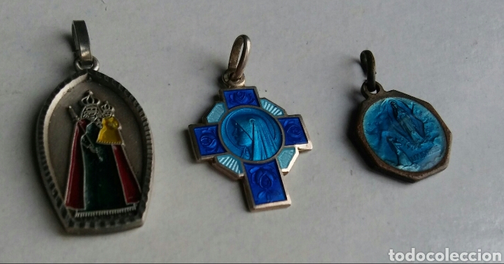 Antig&uuml;edades: 3 medallas religiosas - Foto 1
