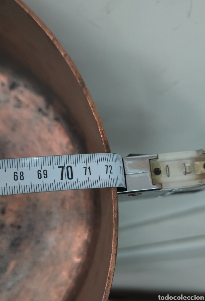 Antig&uuml;edades: Gran Cazo de cobre 72x30 - Foto 10