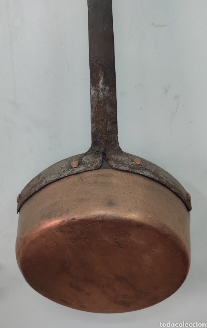 Antig&uuml;edades: Gran Cazo de cobre 72x30 - Foto 12