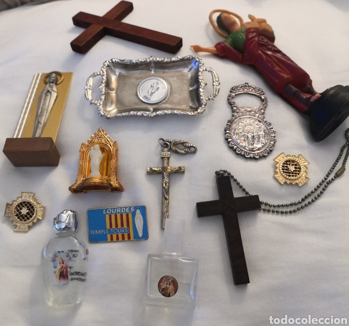 Antig&uuml;edades: Lote de figuras religiosas - Foto 5