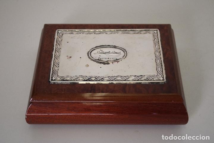Antig&uuml;edades: caja joyero en plata de ley 925 - Foto 5