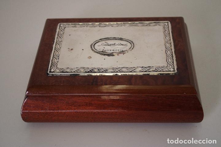 Antig&uuml;edades: caja joyero en plata de ley 925 - Foto 1