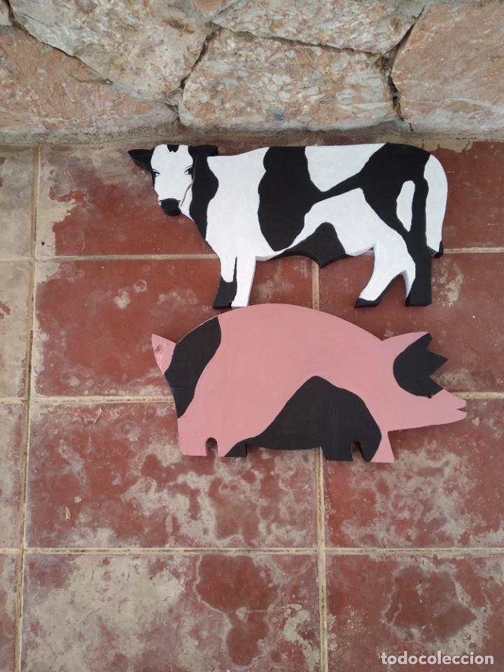 Antig&uuml;edades: salva mesa madera - Foto 2