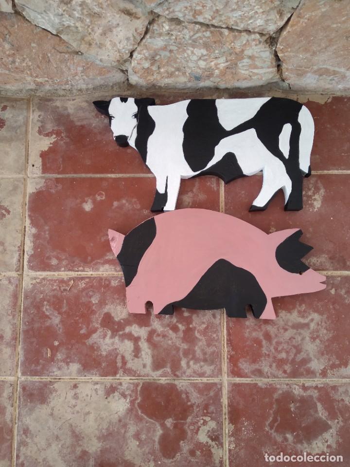 Antig&uuml;edades: salva mesa madera - Foto 3