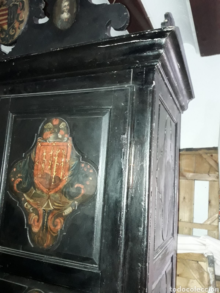 Antig&uuml;edades: Armario S XVIII pintado - Foto 7