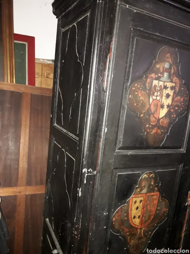Antig&uuml;edades: Armario S XVIII pintado - Foto 8