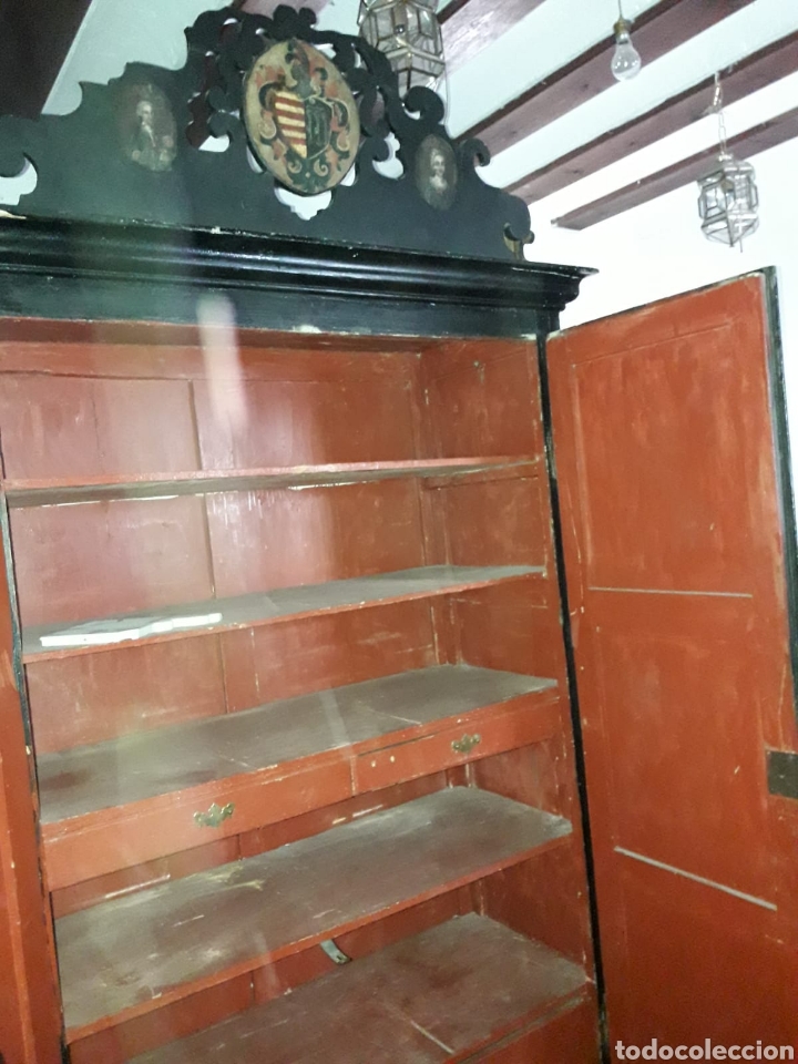 Antig&uuml;edades: Armario S XVIII pintado - Foto 13