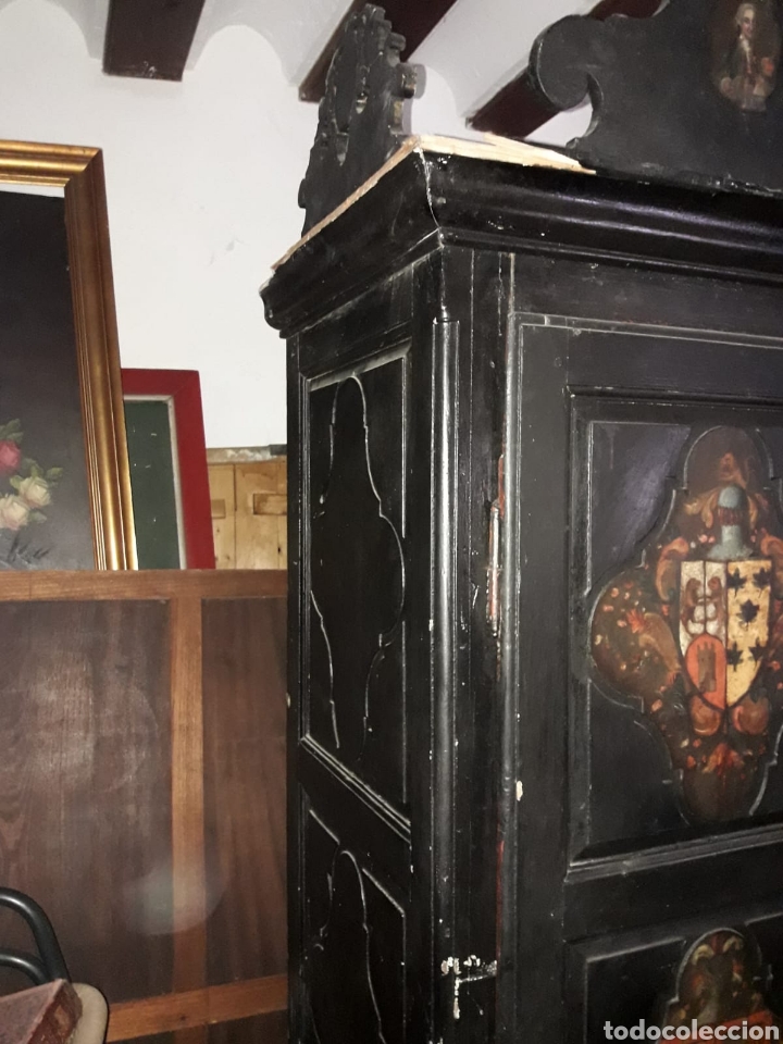 Antig&uuml;edades: Armario S XVIII pintado - Foto 15