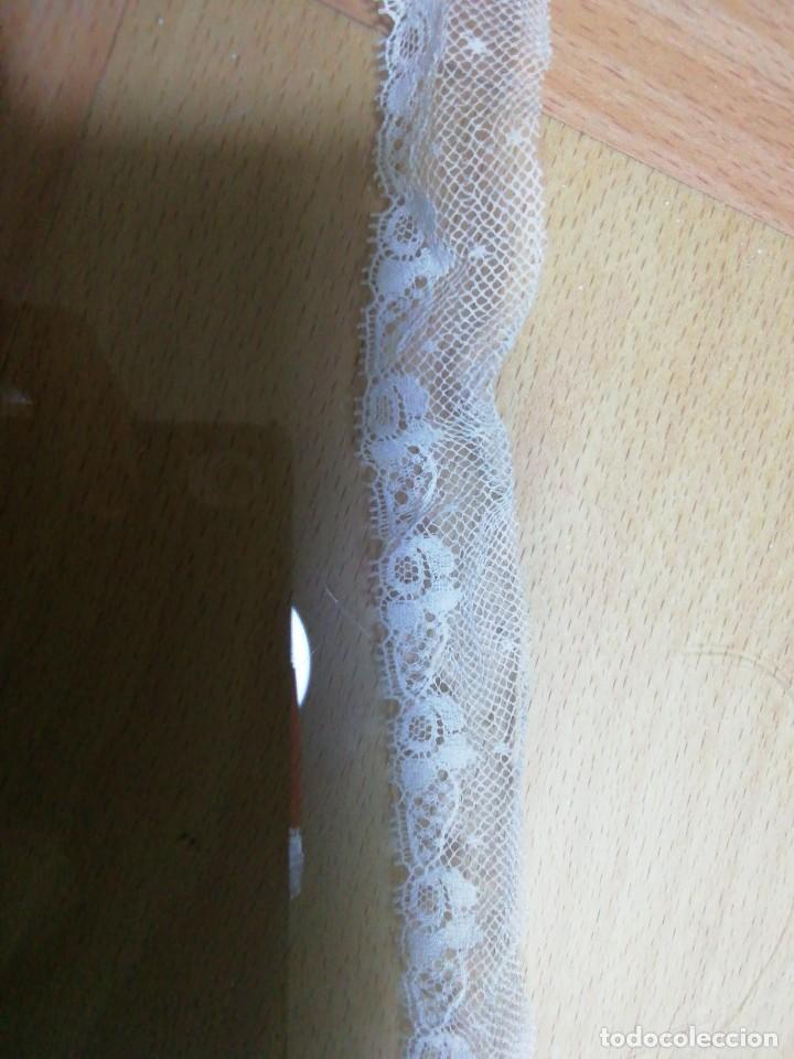 Antig&uuml;edades: *ENCAJE VALENCIENNE. ALGOD&Oacute;N. 5,50 CM(Rf:P-339/*) - Foto 3