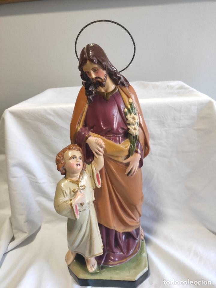 Antig&uuml;edades: San Jos&eacute; y ni&ntilde;o - Foto 1