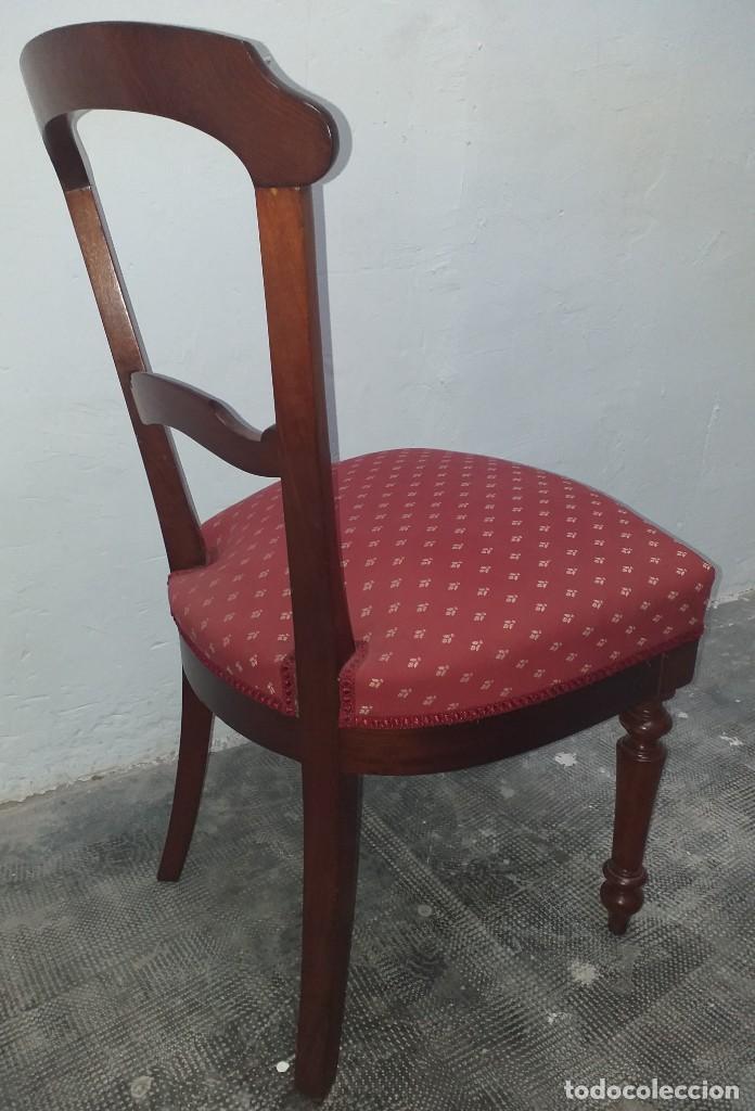 Antig&uuml;edades: SILLA DE CAOBA SIGLO XIX - Foto 5