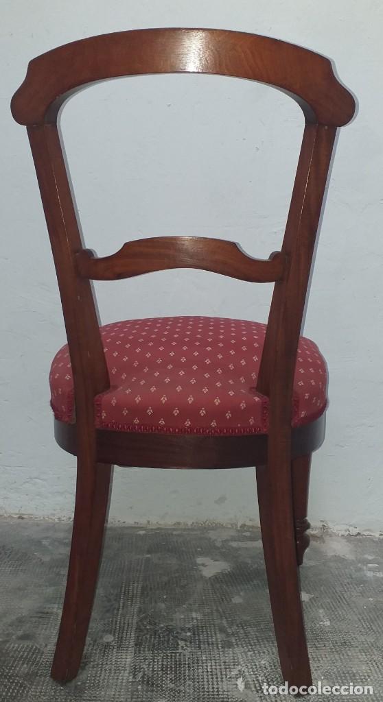 Antig&uuml;edades: SILLA DE CAOBA SIGLO XIX - Foto 6