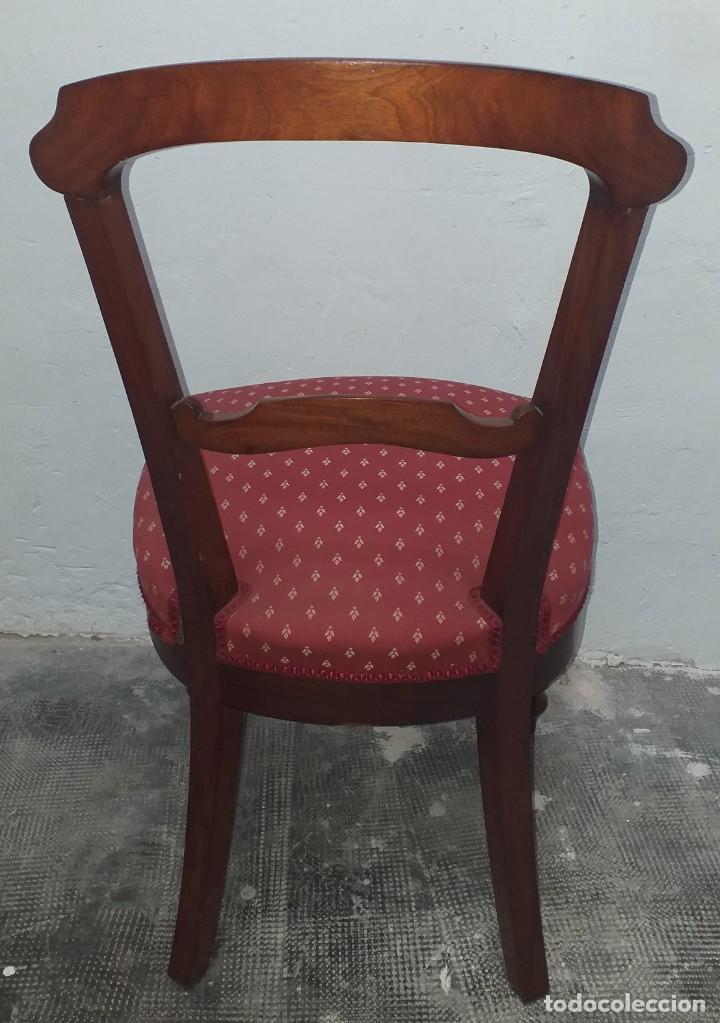 Antig&uuml;edades: SILLA DE CAOBA SIGLO XIX - Foto 7