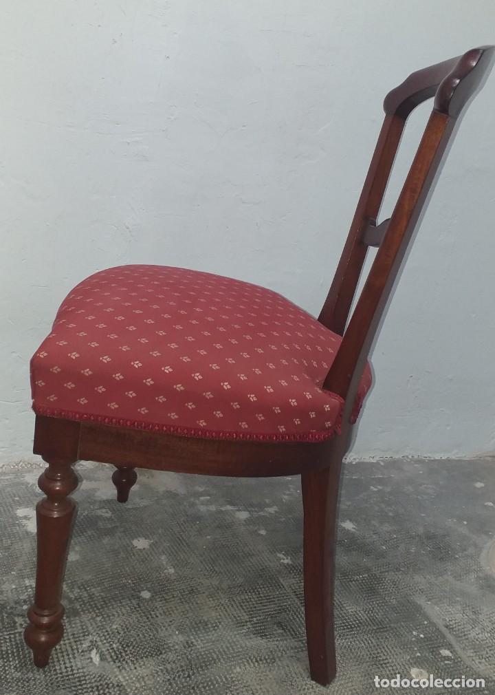 Antig&uuml;edades: SILLA DE CAOBA SIGLO XIX - Foto 9