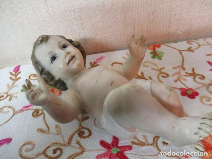 Antig&uuml;edades: ni&ntilde;o Jes&uacute;s de cuna olot - Foto 2