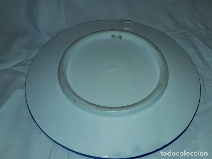 Antigüedades: Bello plato de cerámica con dragón - Foto 6 - 300290303
