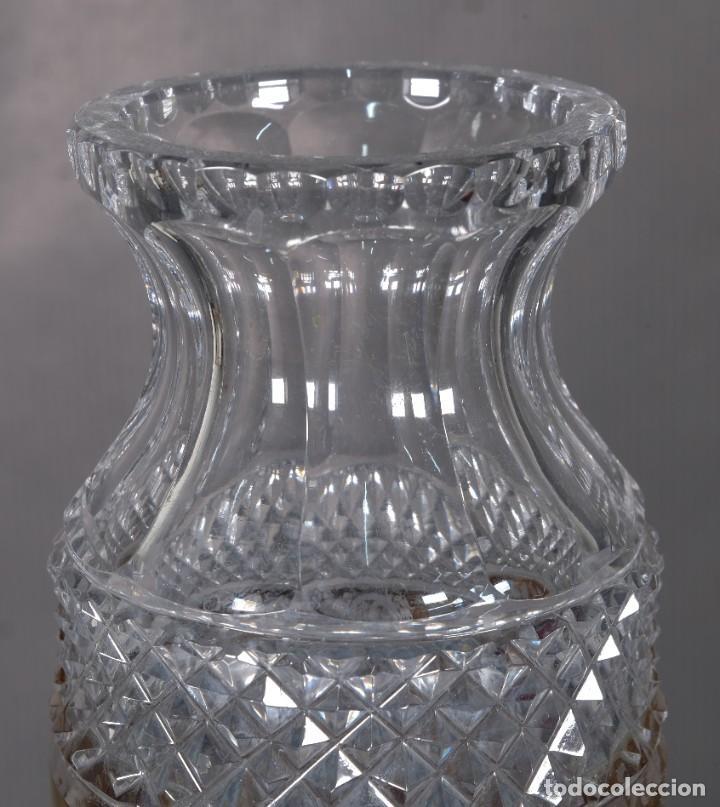 Antig&uuml;edades: Florero en cristal checo siglo XX - Foto 3