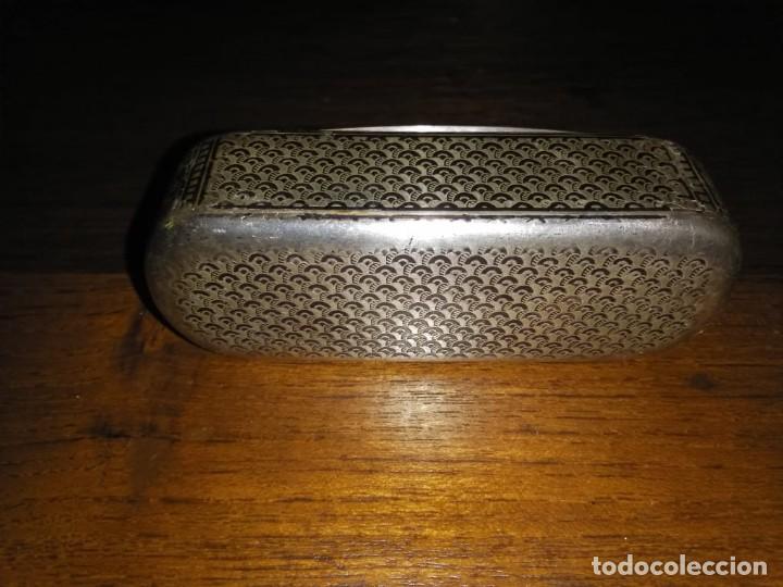 Antig&uuml;edades: Estuche de rape en plata con corona esmaltada, s. XIX - Foto 8