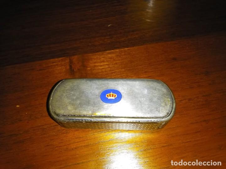 Antig&uuml;edades: Estuche de rape en plata con corona esmaltada, s. XIX - Foto 3