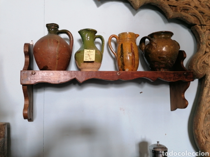 Antigüedades: Repisa de madera reciclada tratada - Foto 1 - 300375968