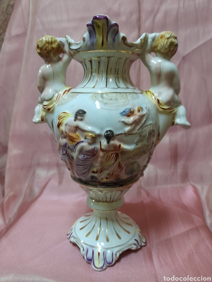 Antig&uuml;edades: Jarr&oacute;n capodimonte - Foto 2