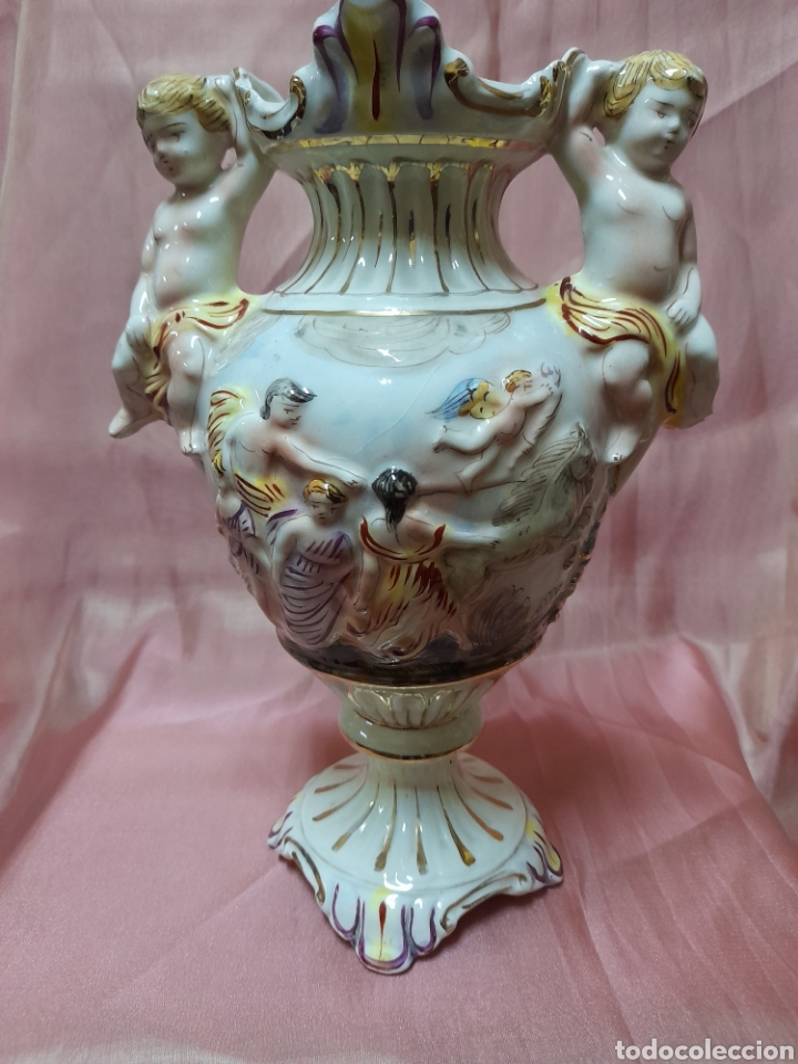 Antig&uuml;edades: Jarr&oacute;n capodimonte - Foto 1