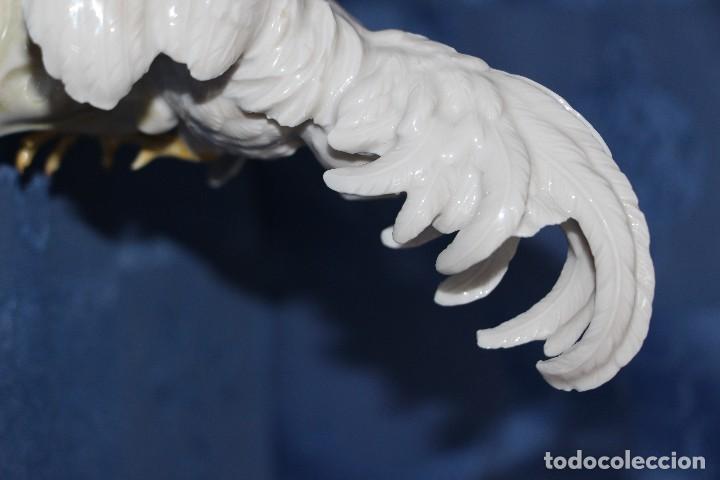 Antigüedades: gallos de pelea de `porcelana de Algora - Foto 7 - 300449268
