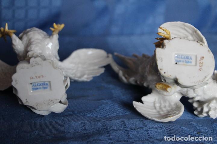 Antigüedades: gallos de pelea de `porcelana de Algora - Foto 11 - 300449268