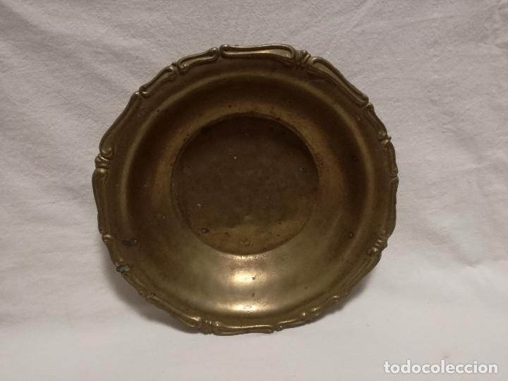 Antig&uuml;edades: ANTIGUO PLATO DE BRONCE / LATON - Foto 1
