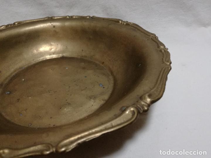 Antig&uuml;edades: ANTIGUO PLATO DE BRONCE / LATON - Foto 5