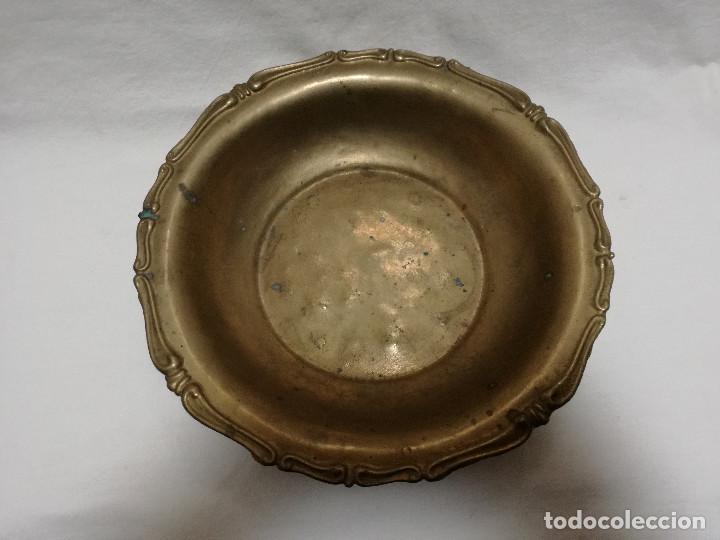 Antig&uuml;edades: ANTIGUO PLATO DE BRONCE / LATON - Foto 7