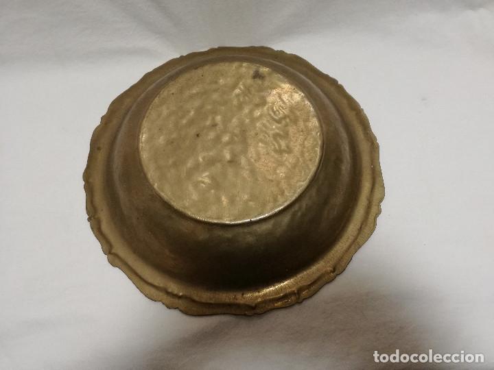 Antig&uuml;edades: ANTIGUO PLATO DE BRONCE / LATON - Foto 8