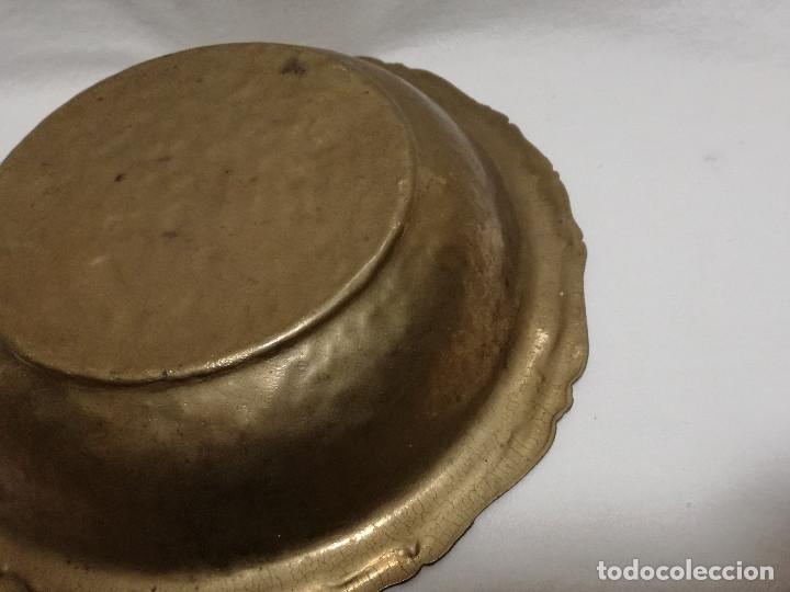 Antig&uuml;edades: ANTIGUO PLATO DE BRONCE / LATON - Foto 10