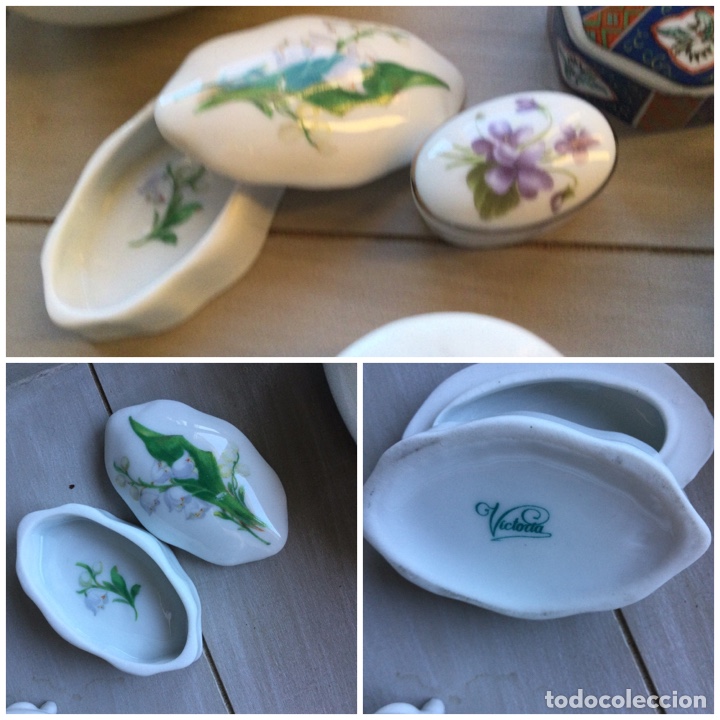 Antig&uuml;edades: Colecci&oacute;n cajas porcelana - Foto 6
