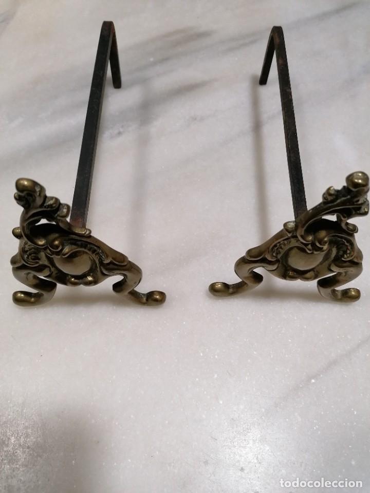 Antig&uuml;edades: C8 - morillo de hierro y bronce. - Foto 7