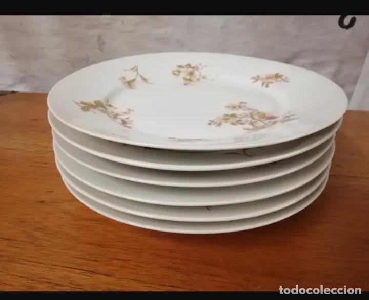 Antig&uuml;edades: Platos antiguos flores - Foto 1