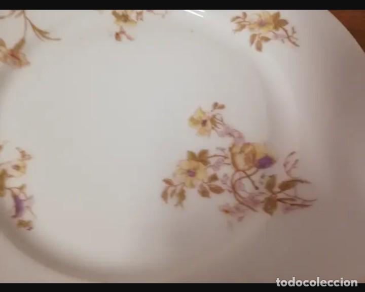 Antig&uuml;edades: Platos antiguos flores - Foto 3